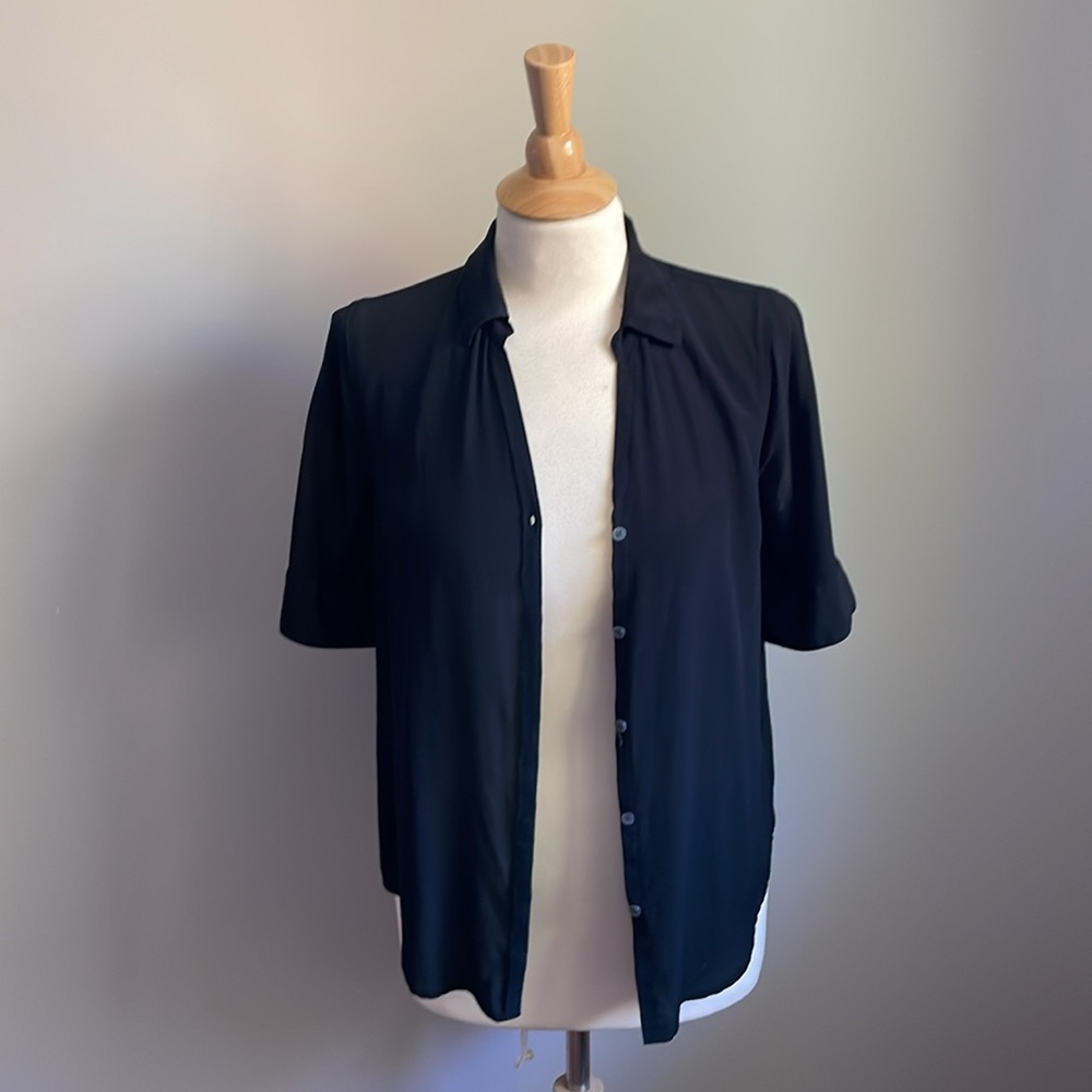 J Crew Silk Button Down Blouse - Picture 5 of 8
